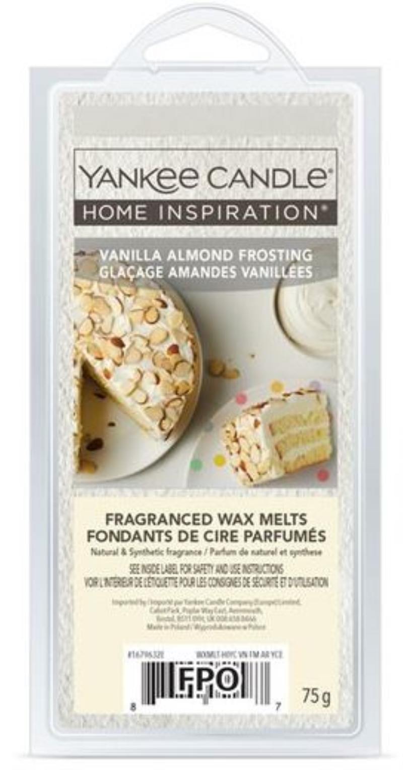 YANKEE CANDLE Yankee Candle Home Inspiration cera per diffusore fragranza Vanilla Almond Frosting (crema alla vani